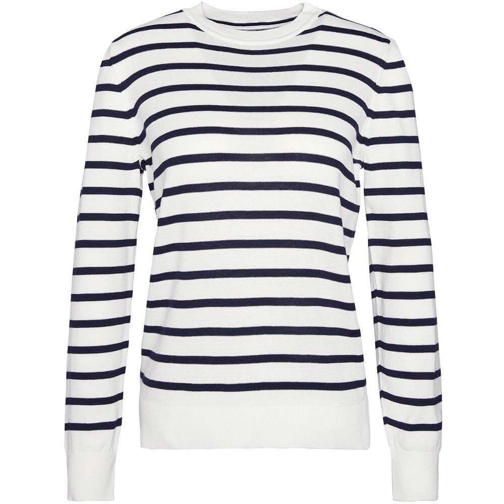 Barbour Ellewood Stripe Crew Neck Jumper